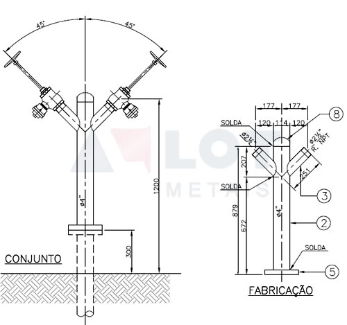 Hidrante Industrial Tipo Y